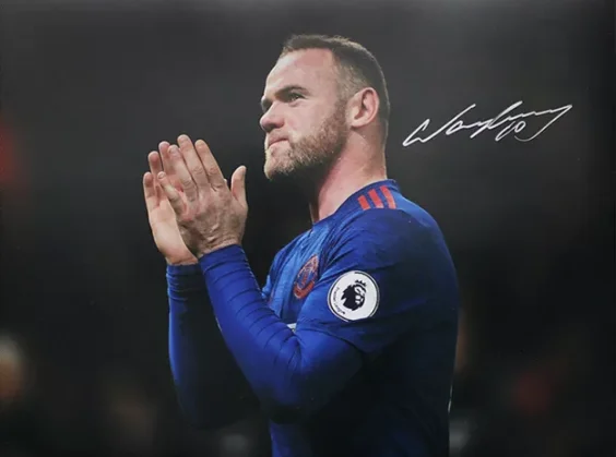 Wayne Rooney Signed Photo - Manchester United - Signed with COA
